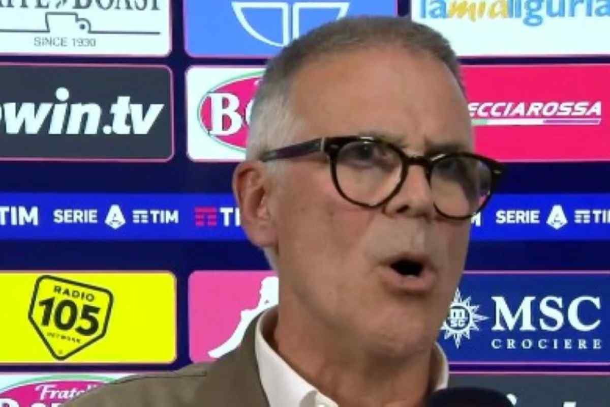 Genoa-Milan, Zangrillo furioso