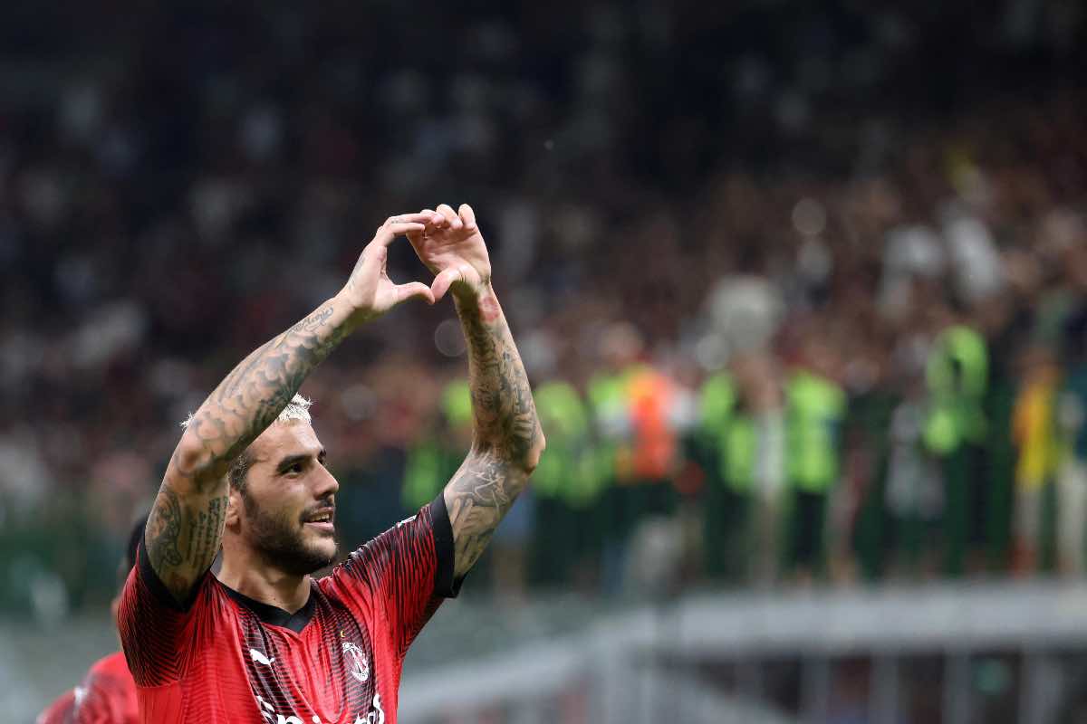 Theo Hernandez esultanza