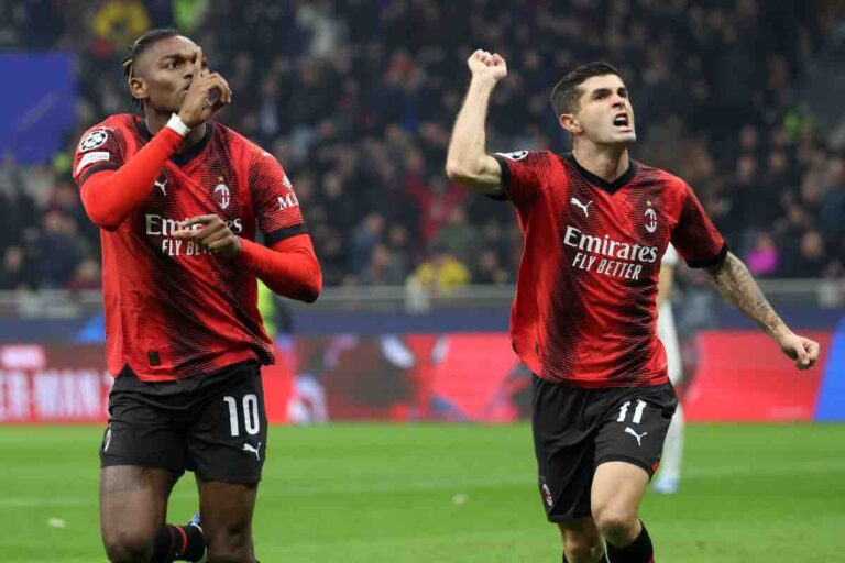 Leao e Pulisic (Ansa) Spaziomilan.it