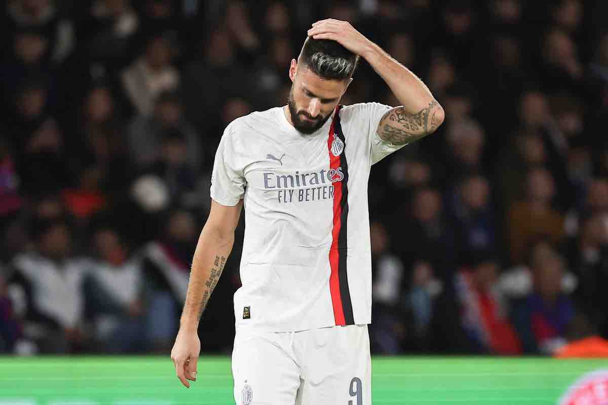 "Come per Maxime Lopez", annuncio su Giroud: quante giornate salta
