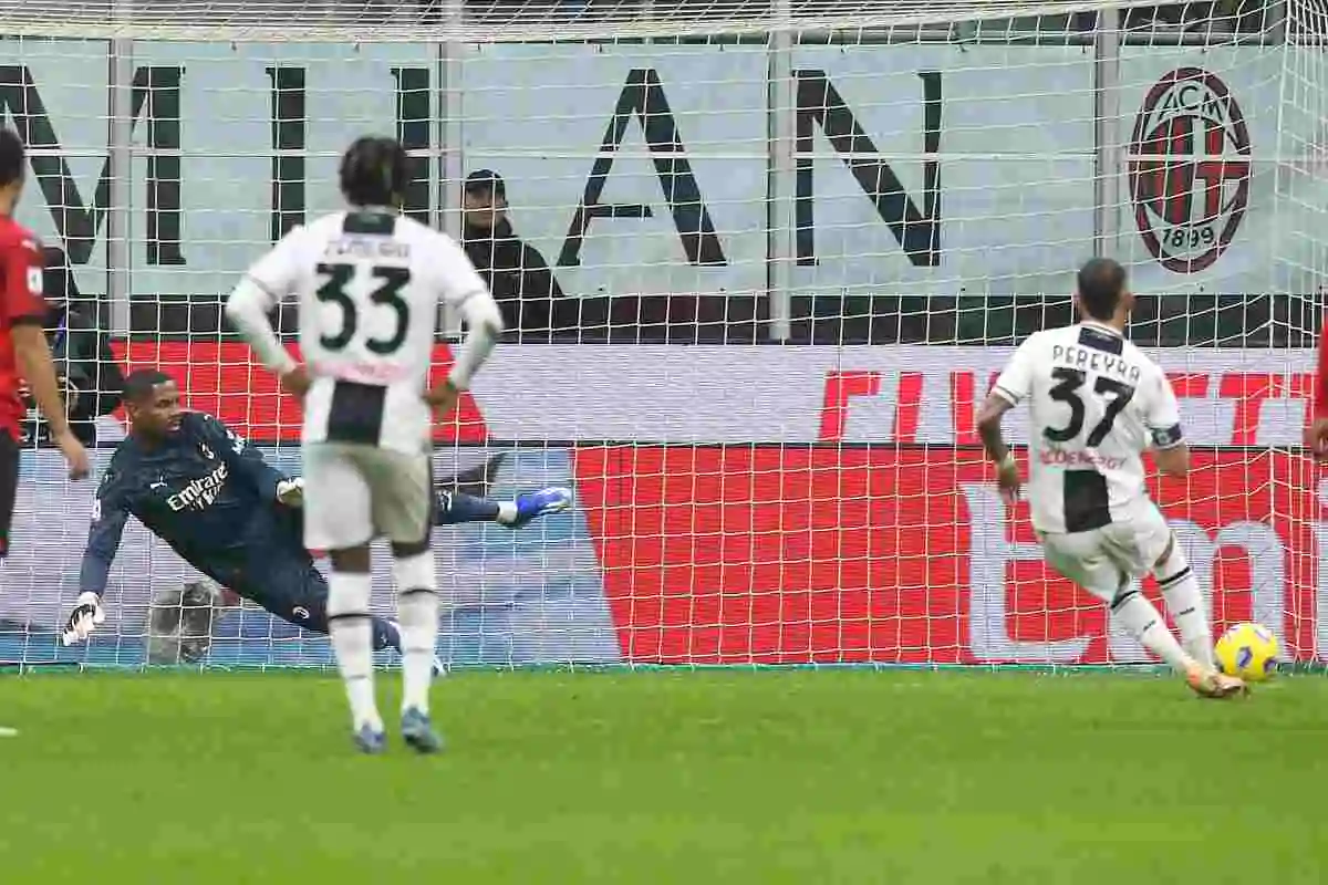 Marelli sul rigore di Milan-Udinese