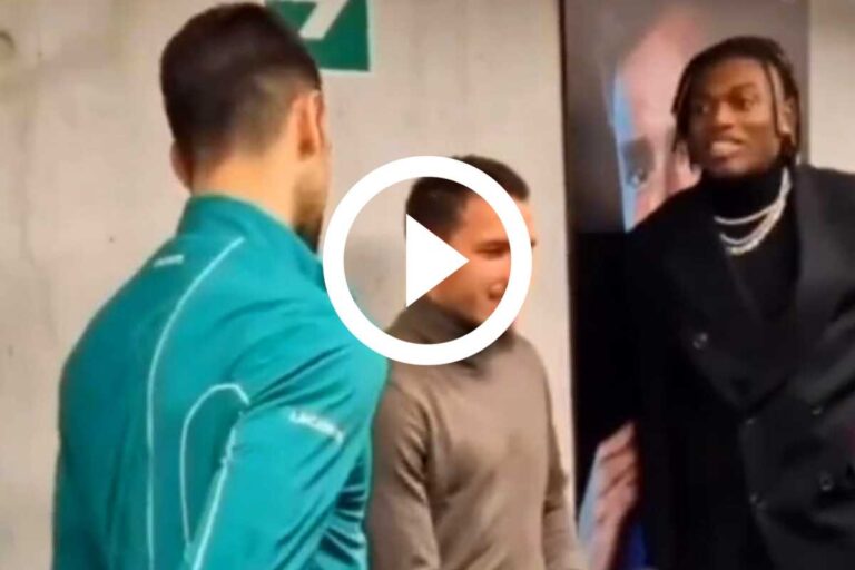 Djokovic scherza con Leao e Bennacer (VIDEO)