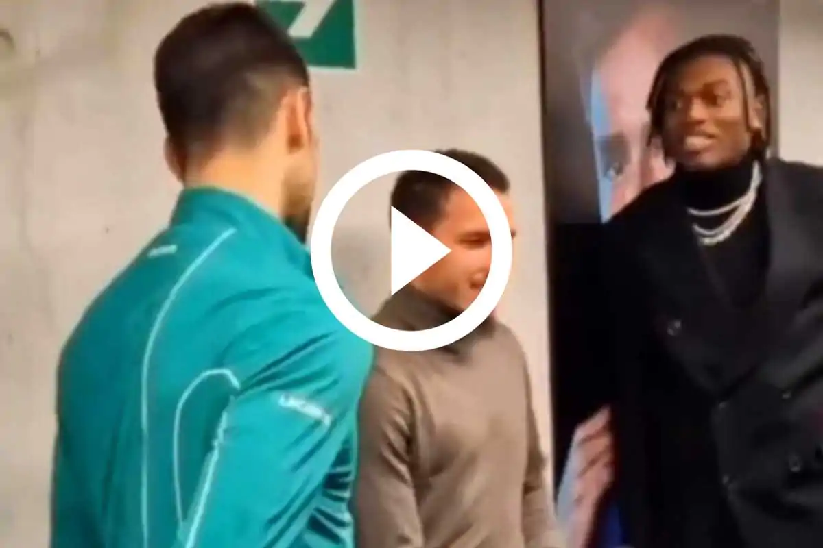 Djokovic scherza con Leao e Bennacer (VIDEO)