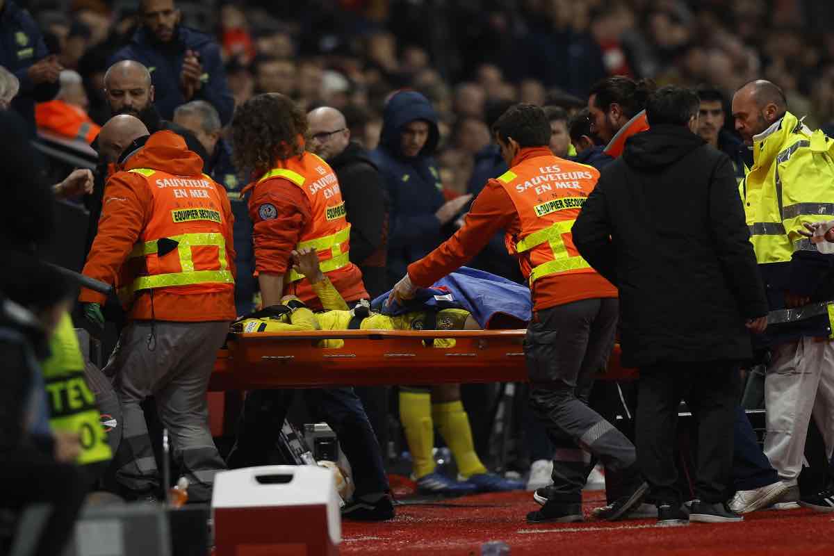 Brutto infortunio per Gabbia