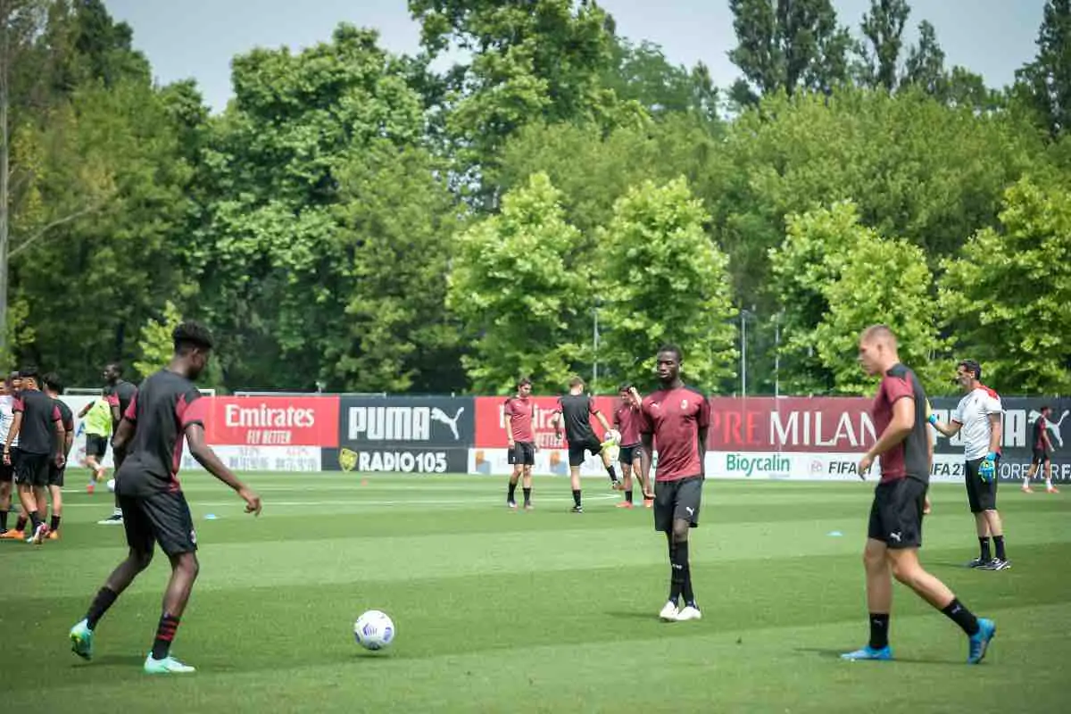 Milan Primavera in allenamento