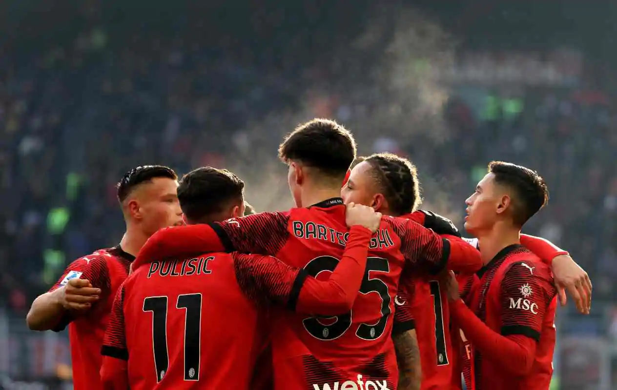 salernitana-milan in TV