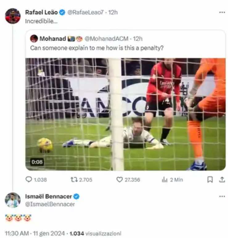 Polemica su Milan-Atalanta