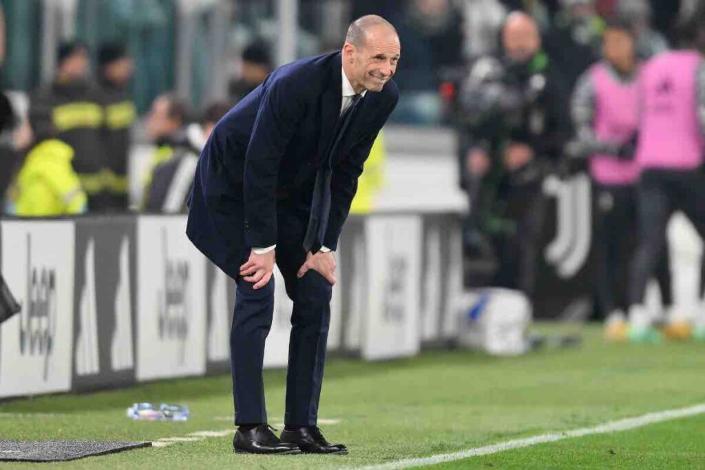 Allegri, la stoccata in diretta