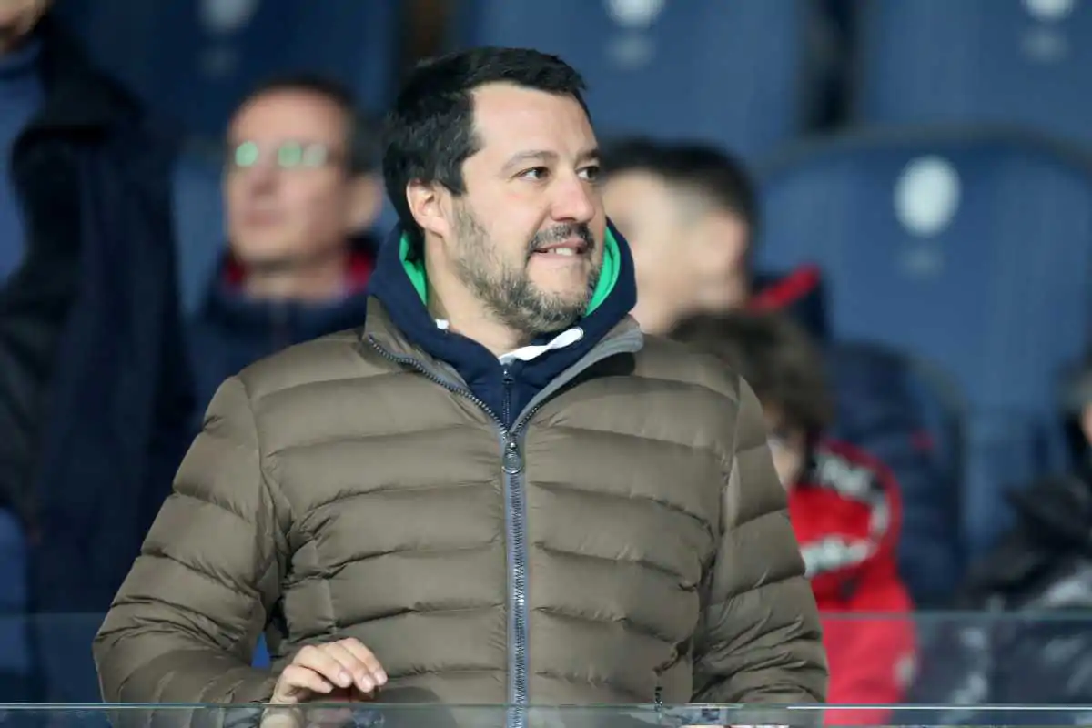 Salvini commenta l'inchiesta sul Milan