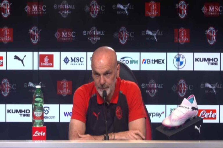 Conferenza stampa Pioli pre Fiorentina