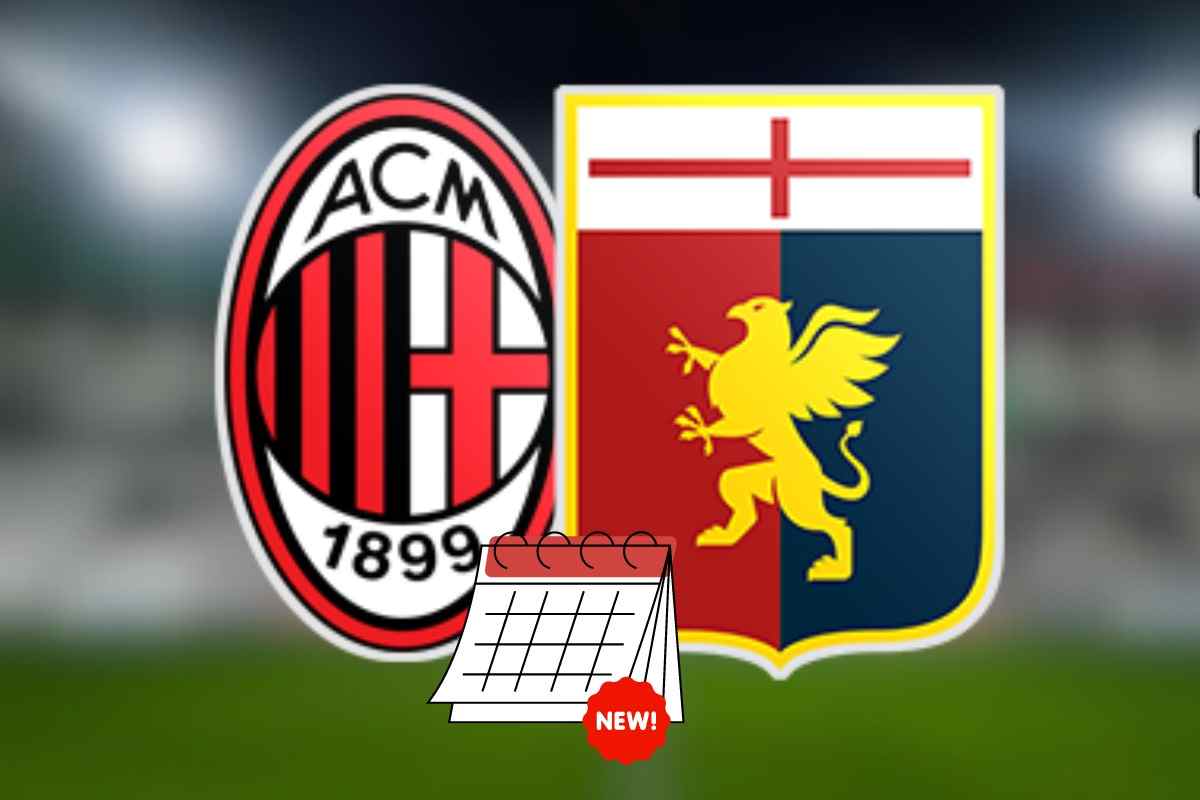 Svelato l'orario di Milan-Genoa