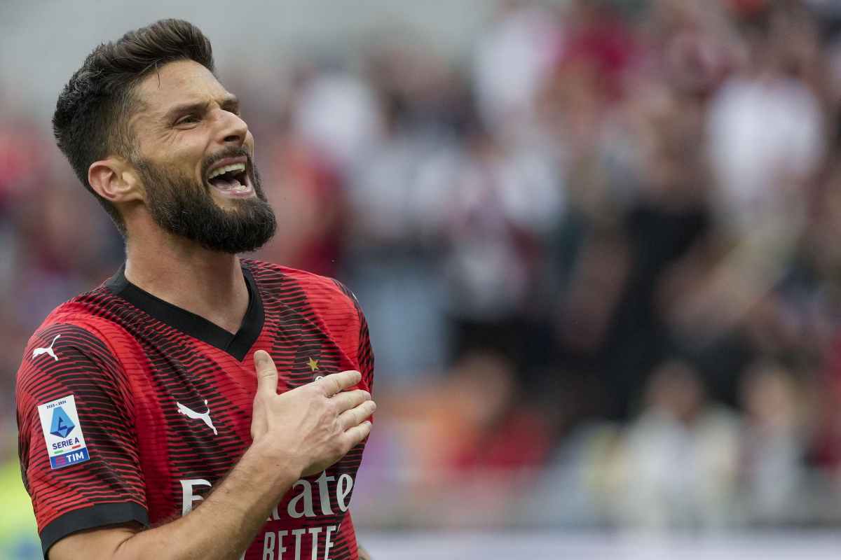 Giroud dice addio al Milan