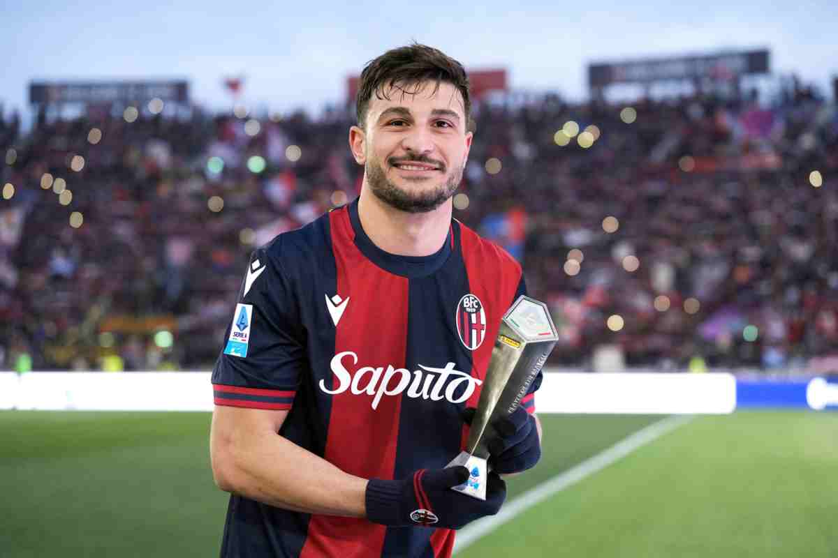 Orsolini premiato come uomo partita