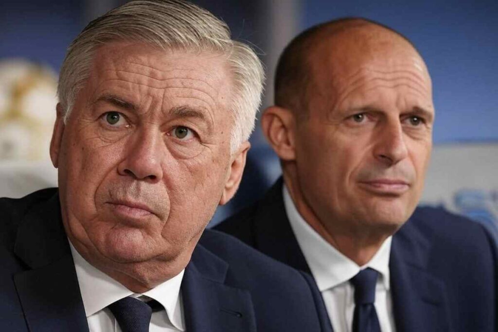Carlo Ancelotti e Massimiliano Allegri