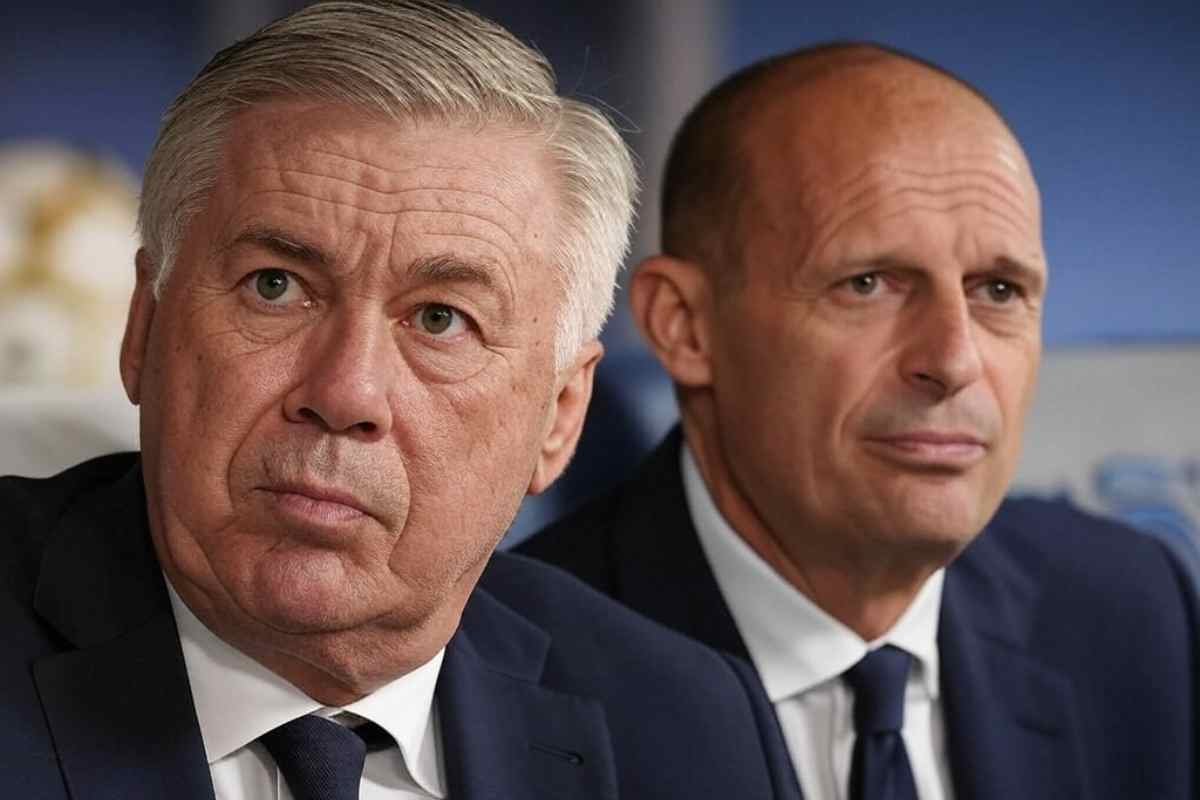 Carlo Ancelotti e Massimiliano Allegri