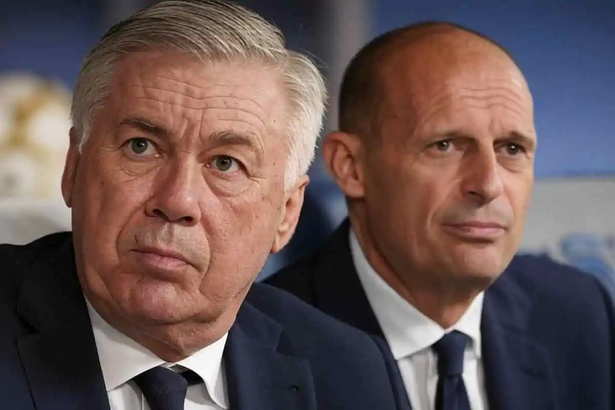Carlo Ancelotti e Massimiliano Allegri