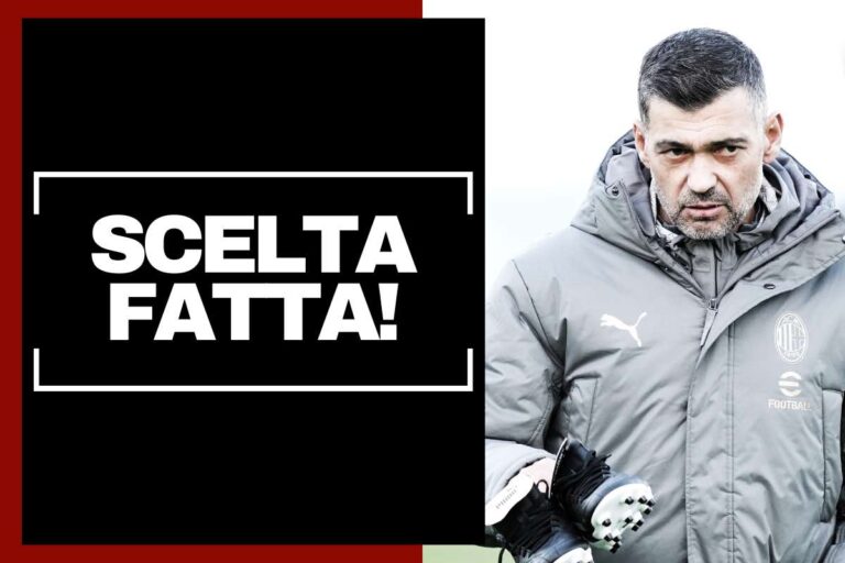 Milan-Verona, Conceicao stravolge la formazione