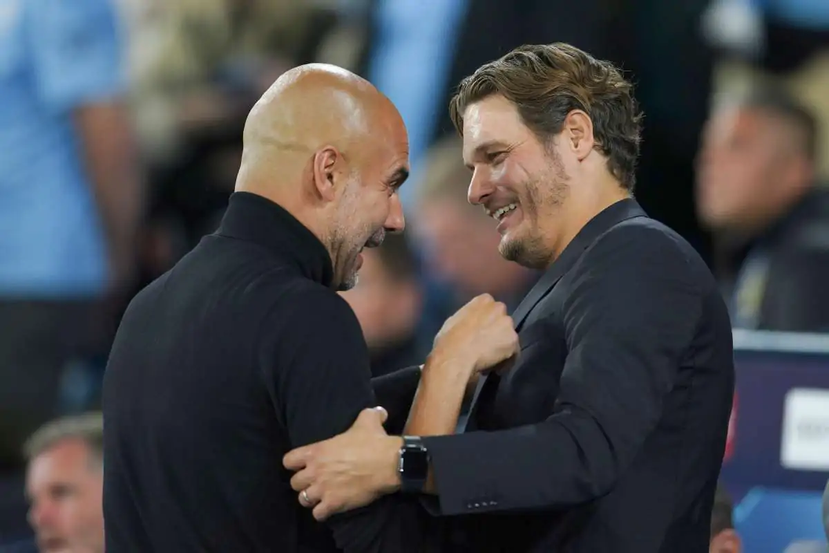 Guardiola e Terzic si salutano