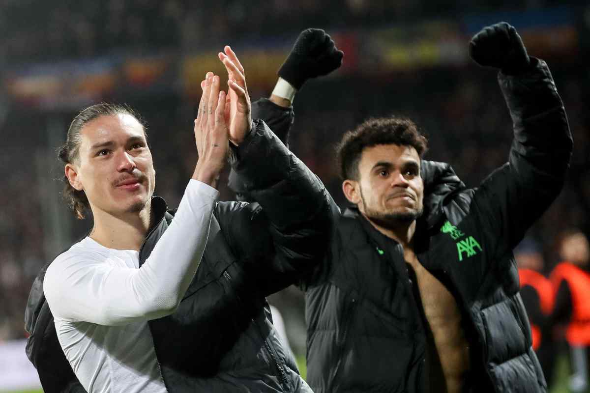 Nunez e Luis Diaz in foto