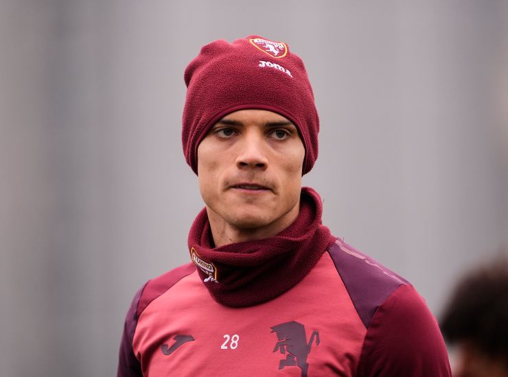 Ricci durante un allenamento