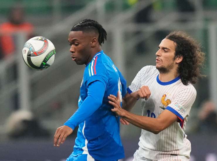 Udogie con la maglia dell'Italia