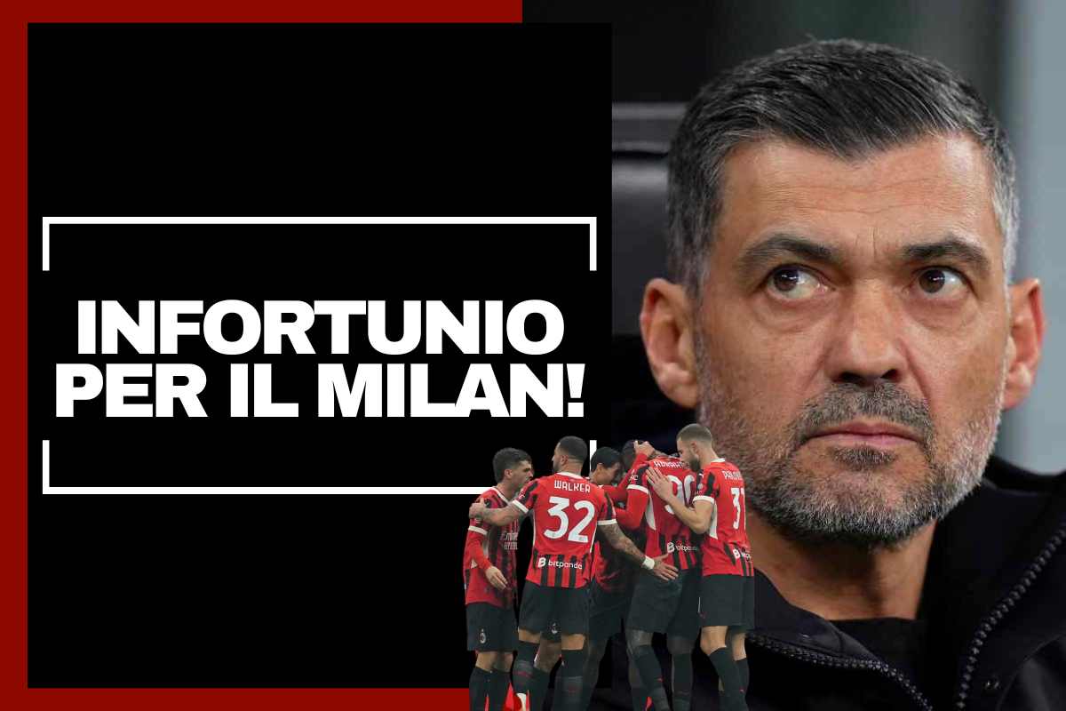 Infortunio Milan