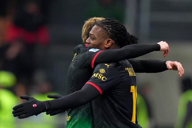 Leao e Gimenez esultano