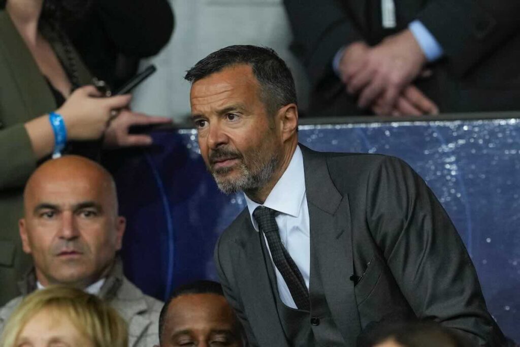 Jorge Mendes in tribuna