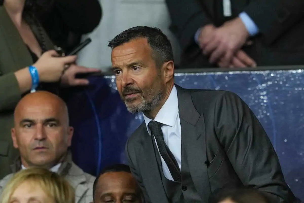 Jorge Mendes in tribuna
