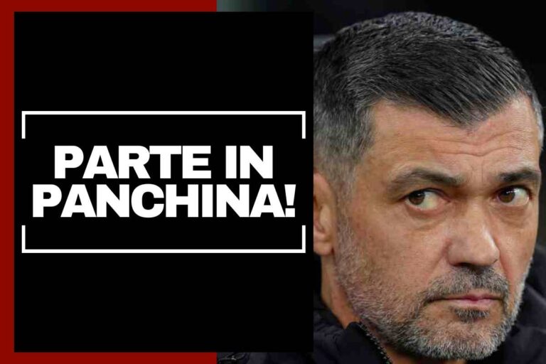 Milan, parte in panchina