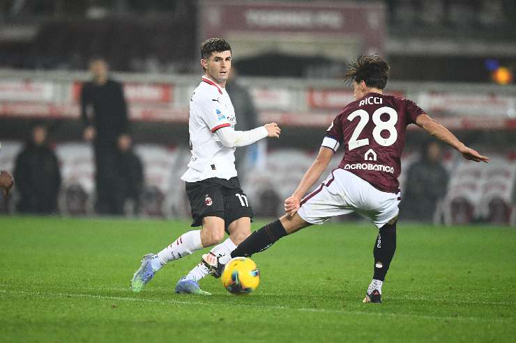 Pulisic in campo contro il Torino