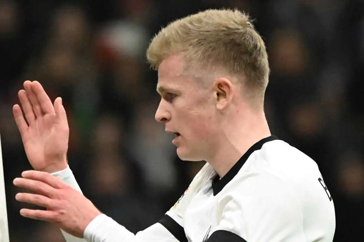 Jonathan Burkardt con la maglia della Germania