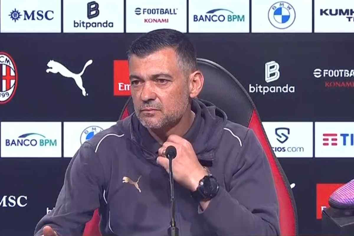 Conceicao in conferenza