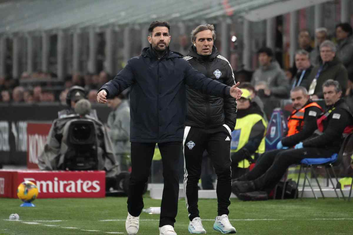 Fabregas in Milan Como