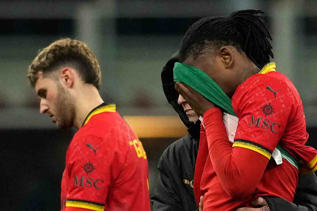 Santiago Gimenez e Rafael Leao