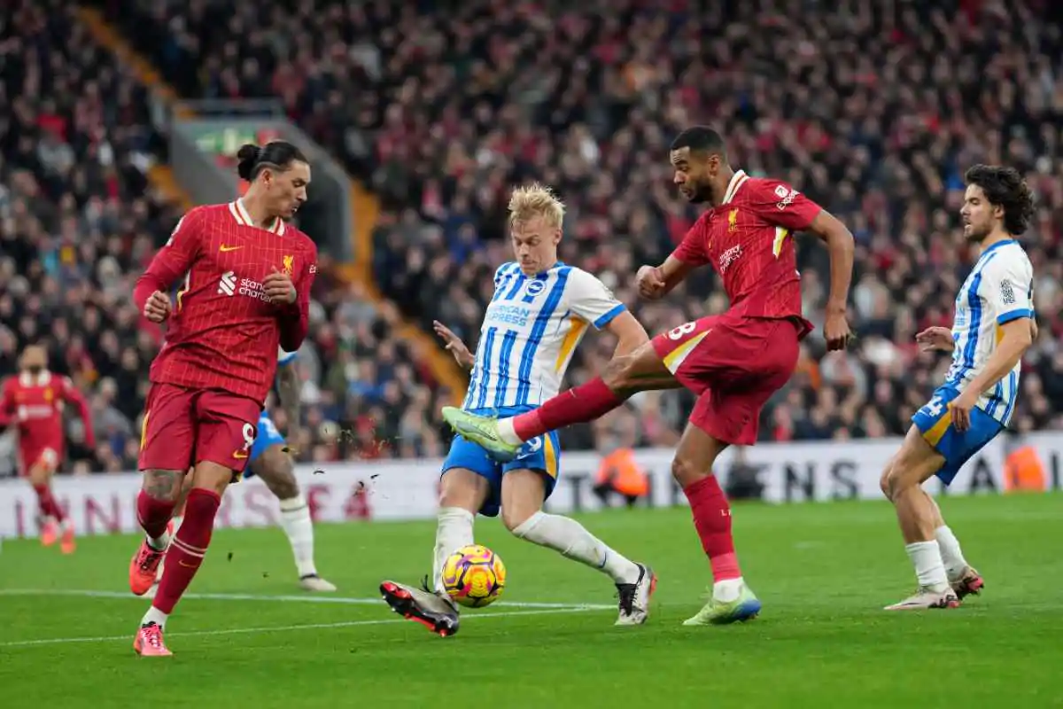 Van Hecke contro il Liverpool