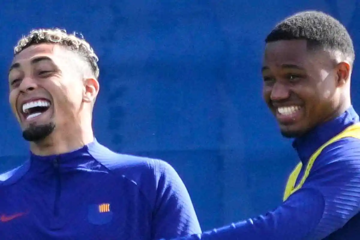 Raphinha e Ansu Fati