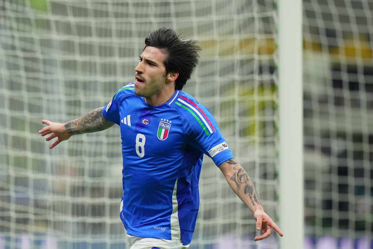 esultanza Tonali Italia