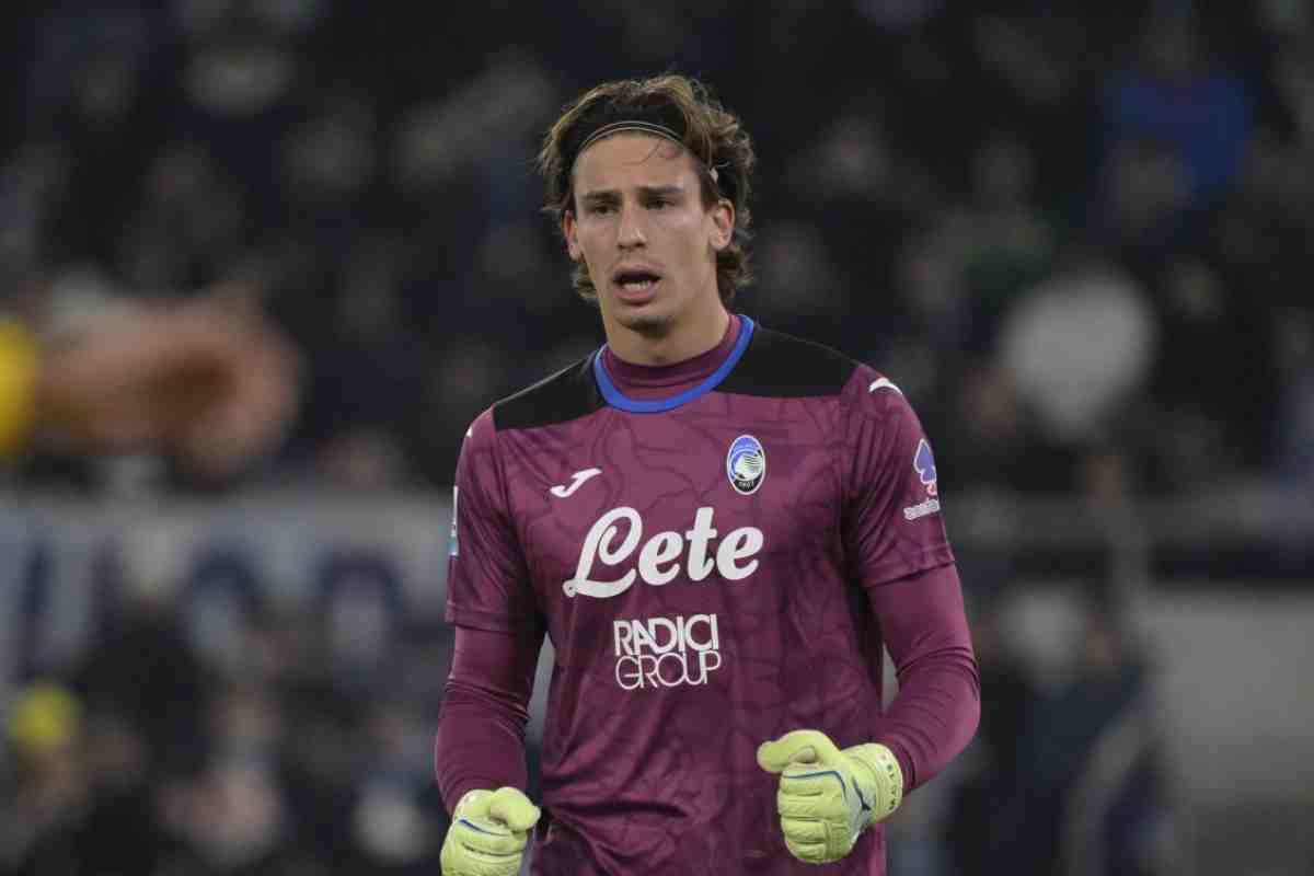 Carnesecchi con l'Atalanta