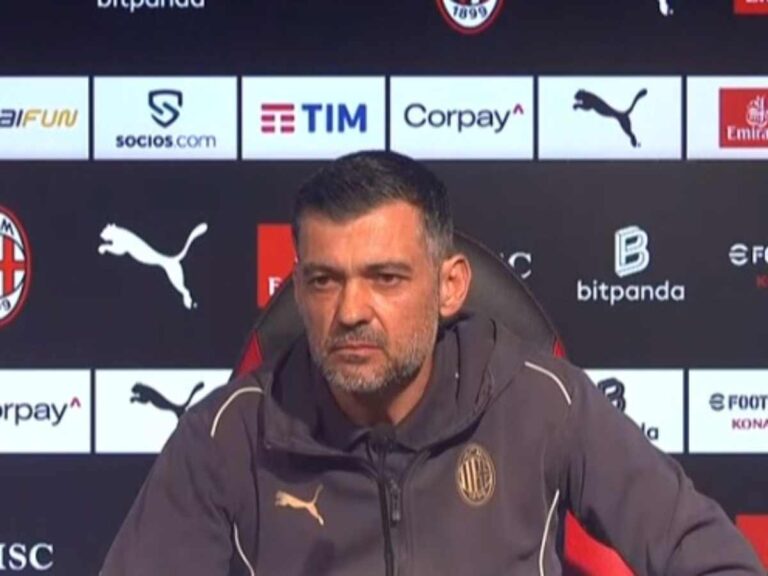 Conceicao in conferenza