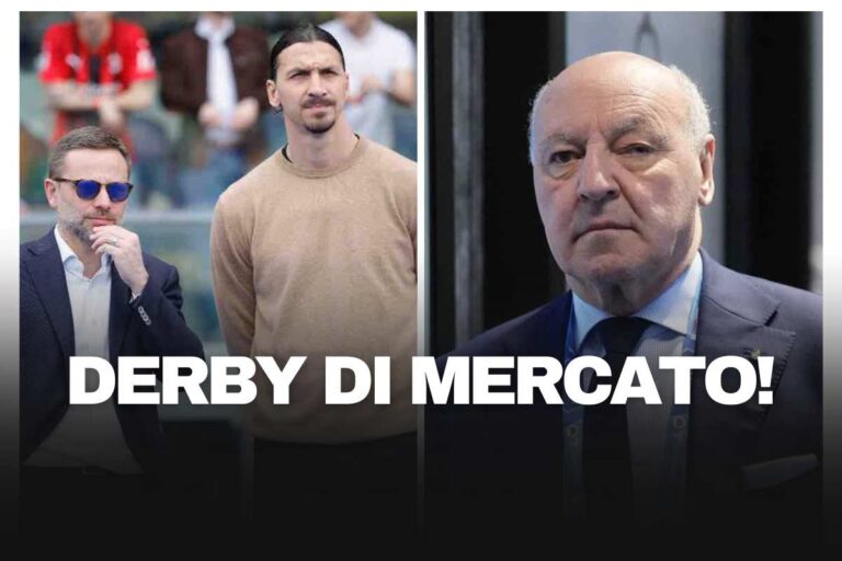 Derby di mercato tra Milan e Inter