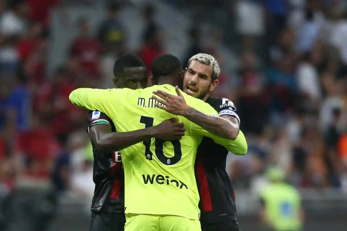 I big del Milan in campo