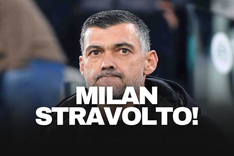 Napoli-Milan, Conceicao cambia tutto