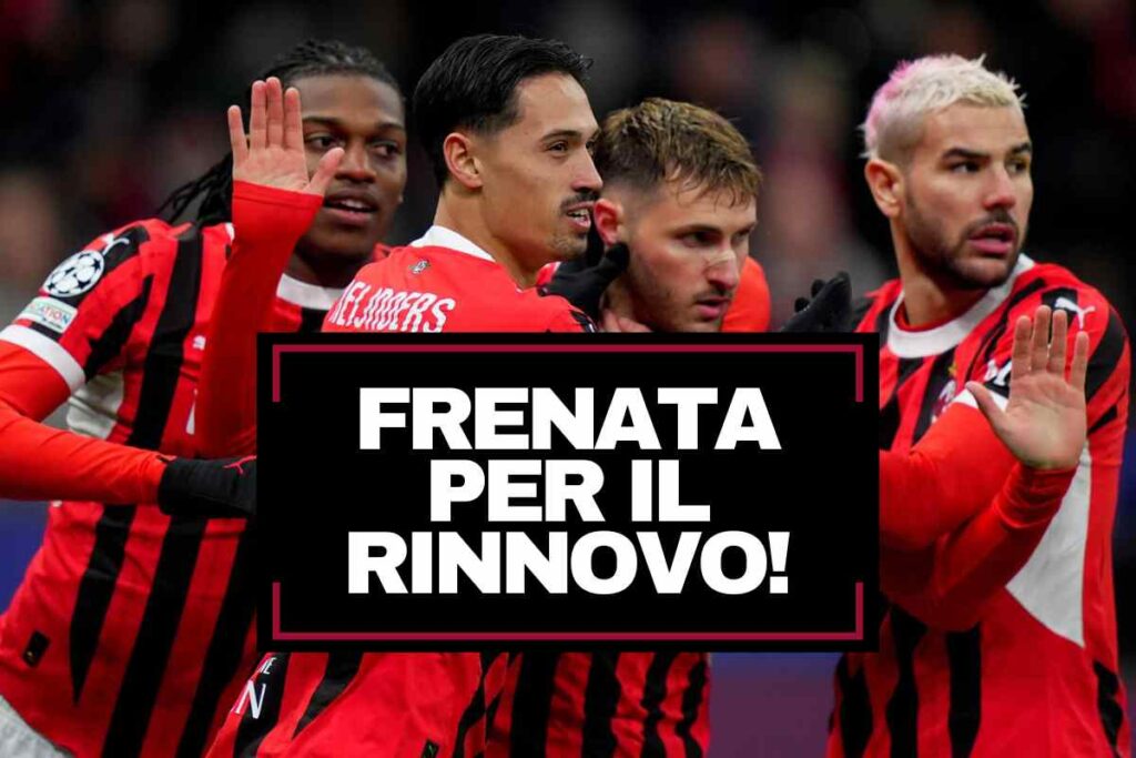 Milan, frenata sul rinnovo