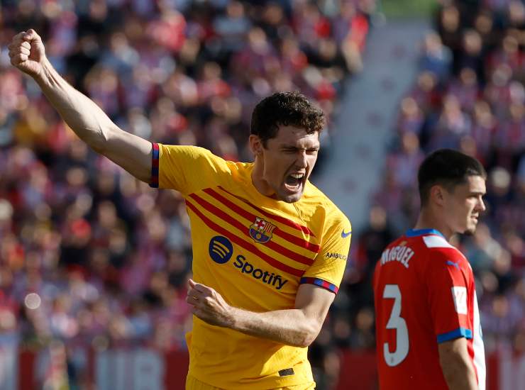 Christensen esulta dopo un gol