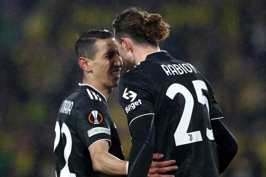 Di Maria e Rabiot ai tempi della Juventus