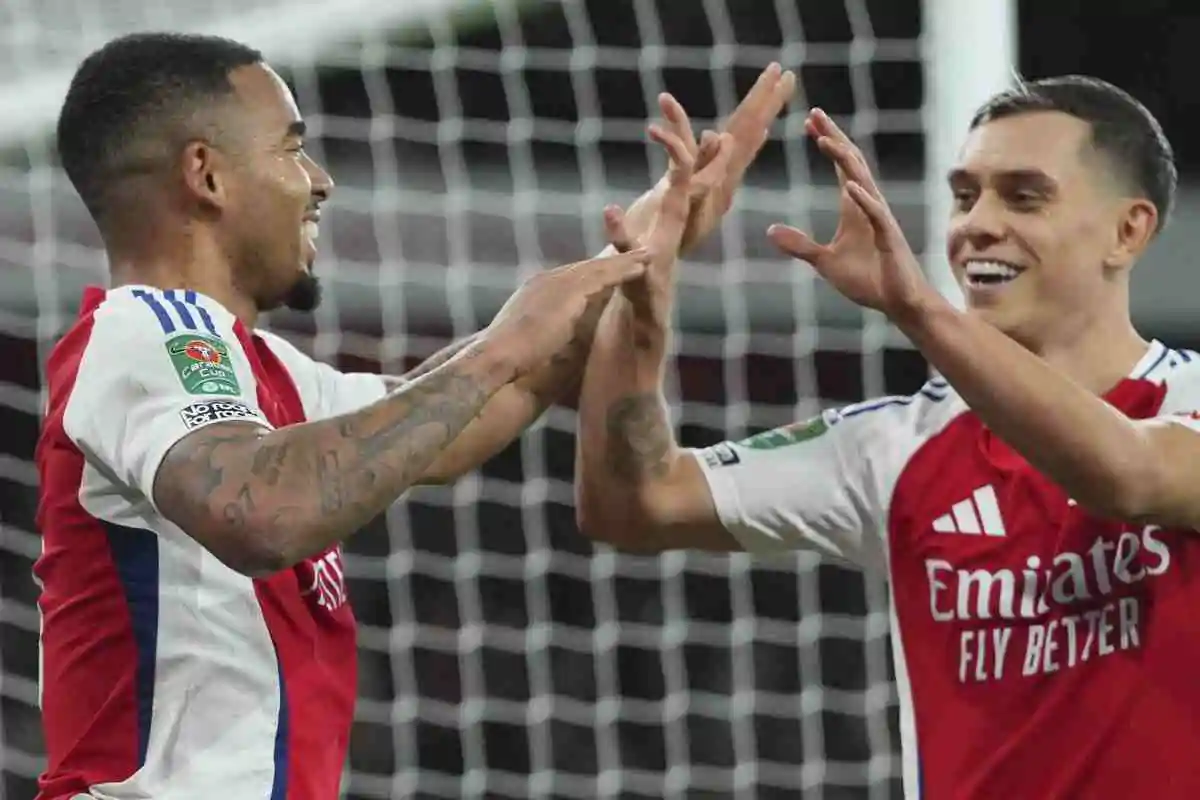 Gabriel Jesus e Trossard