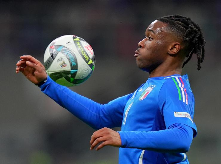 Udogie con la maglia dell'Italia