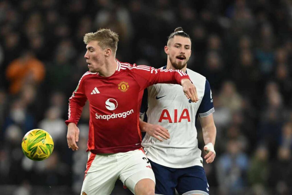 Hojlund e Dragusin in campo