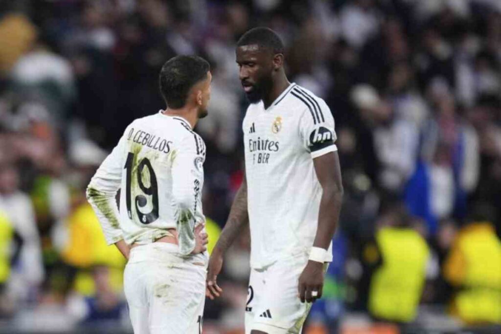 Ceballos e Rudiger con il Real Madrid